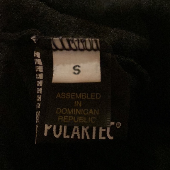 NWT State Line Tack Polartec Fleece Full Seat Riding Breeches Size S Black - Picture 6 of 9